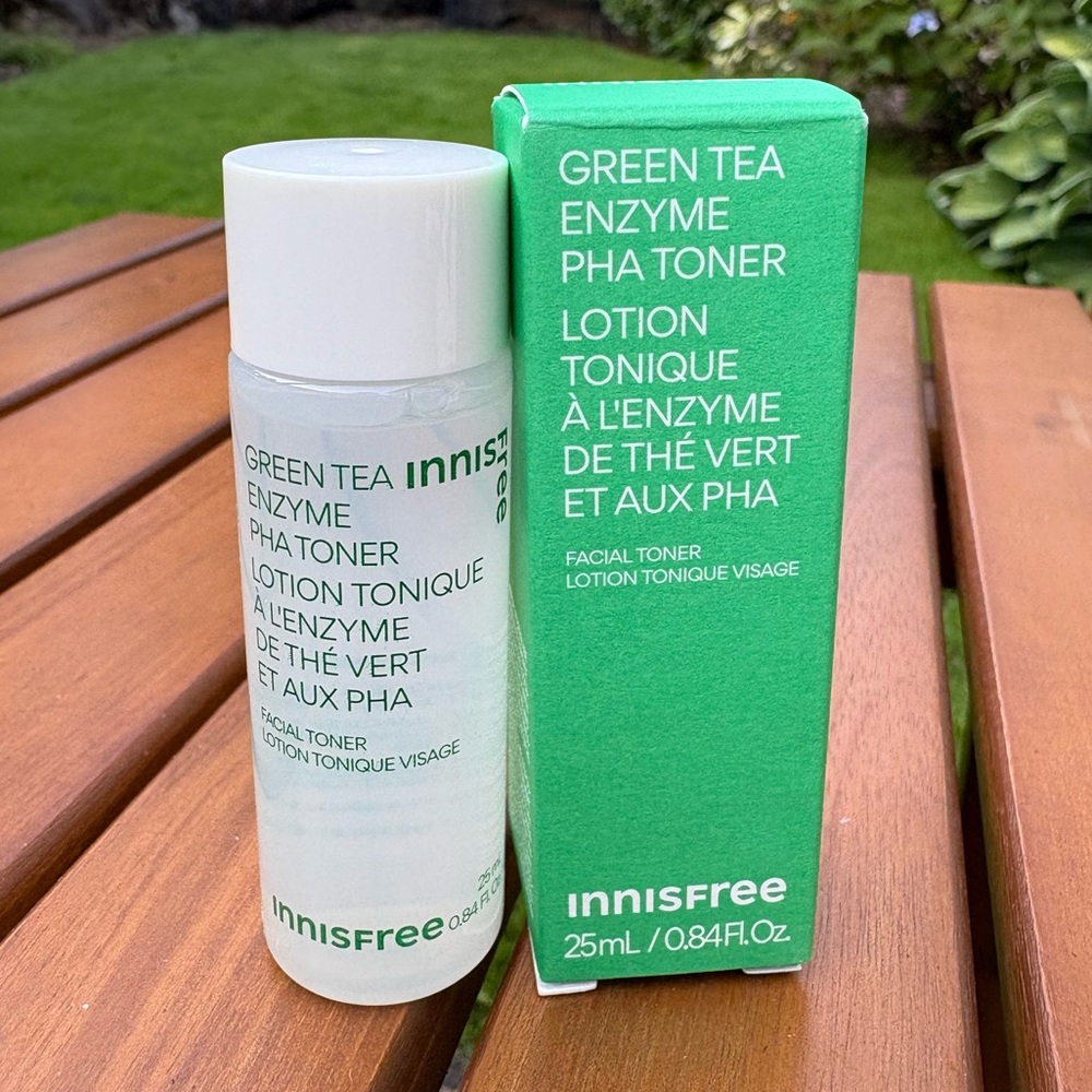 INNISFREE Green Tea Enzyme PHA Toner Hydrates Exfoliates Softens Skin